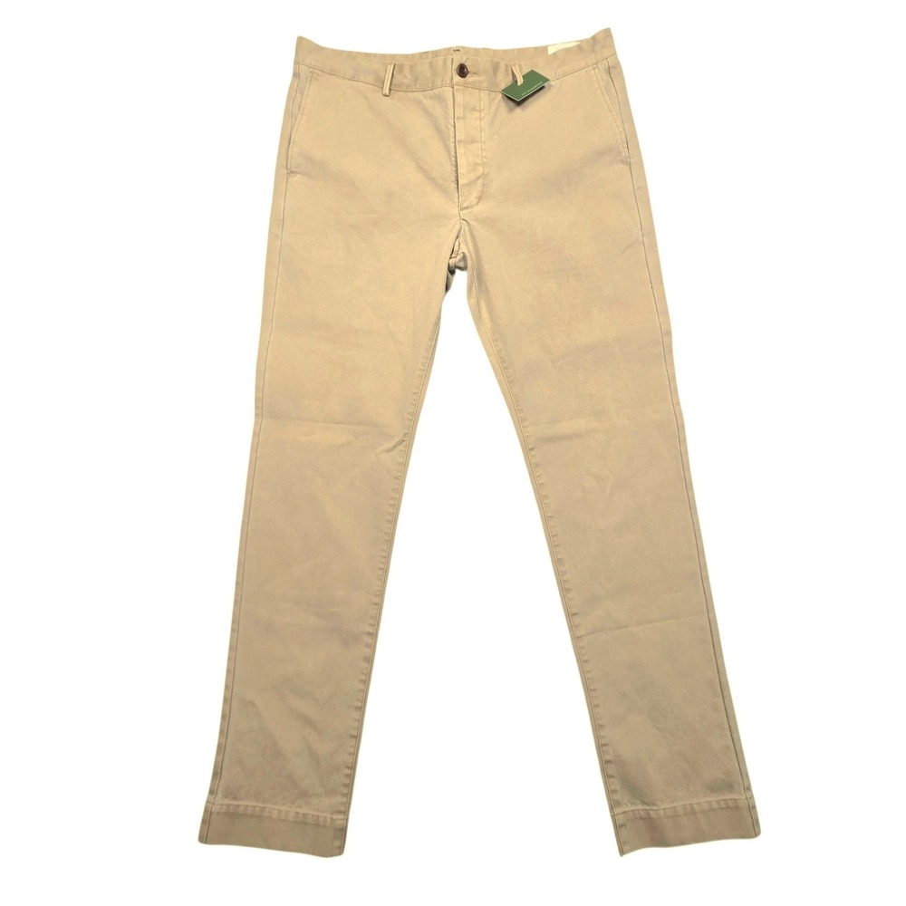New Sid Mashburn Field Chino Mens 38x34 Vintage Khaki Canvas Garment Dyed